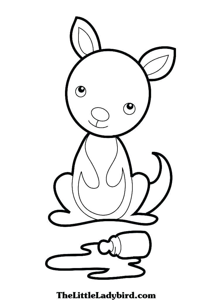 724x1024 Coloring Pages Of Kangaroos