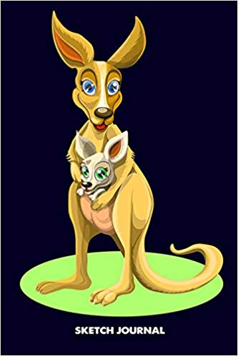 333x499 Sketch Journal Kangaroo Baby Pouch, Facts Cartoon Dingo