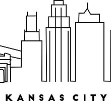 220x200 kansas city skyline stickers redbubble