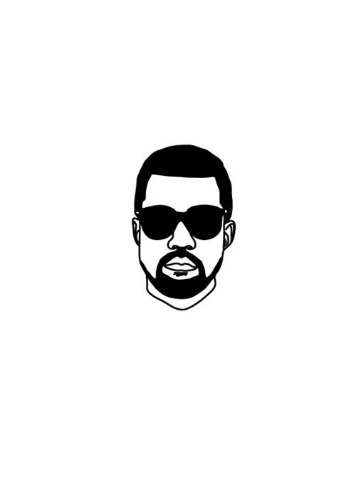 Kanye West Drawing | Free download on ClipArtMag