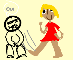 300x250 taylor swift kicks kanye west in the nuts