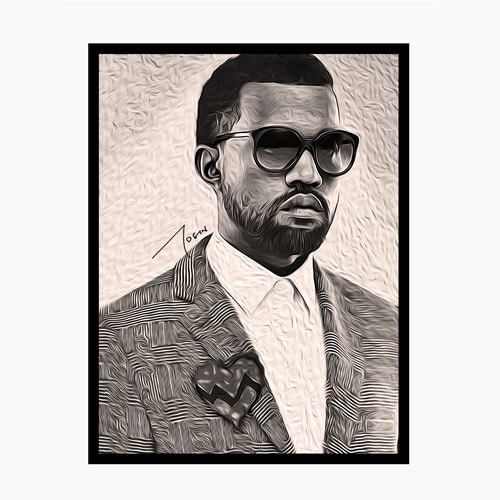 500x500 Vas Studio Art Kanye West Sep Creative Picture Artwork Konga