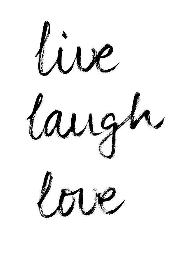 634x900 Live, Laugh, Love Drawing
