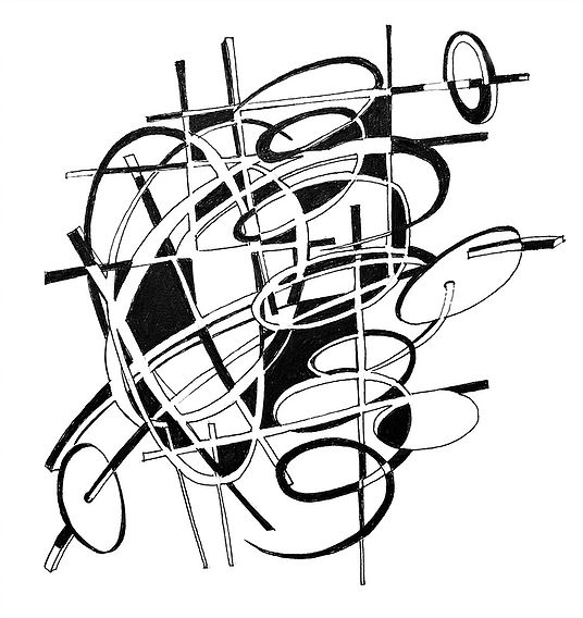 536x568 Spiral Meets Grid