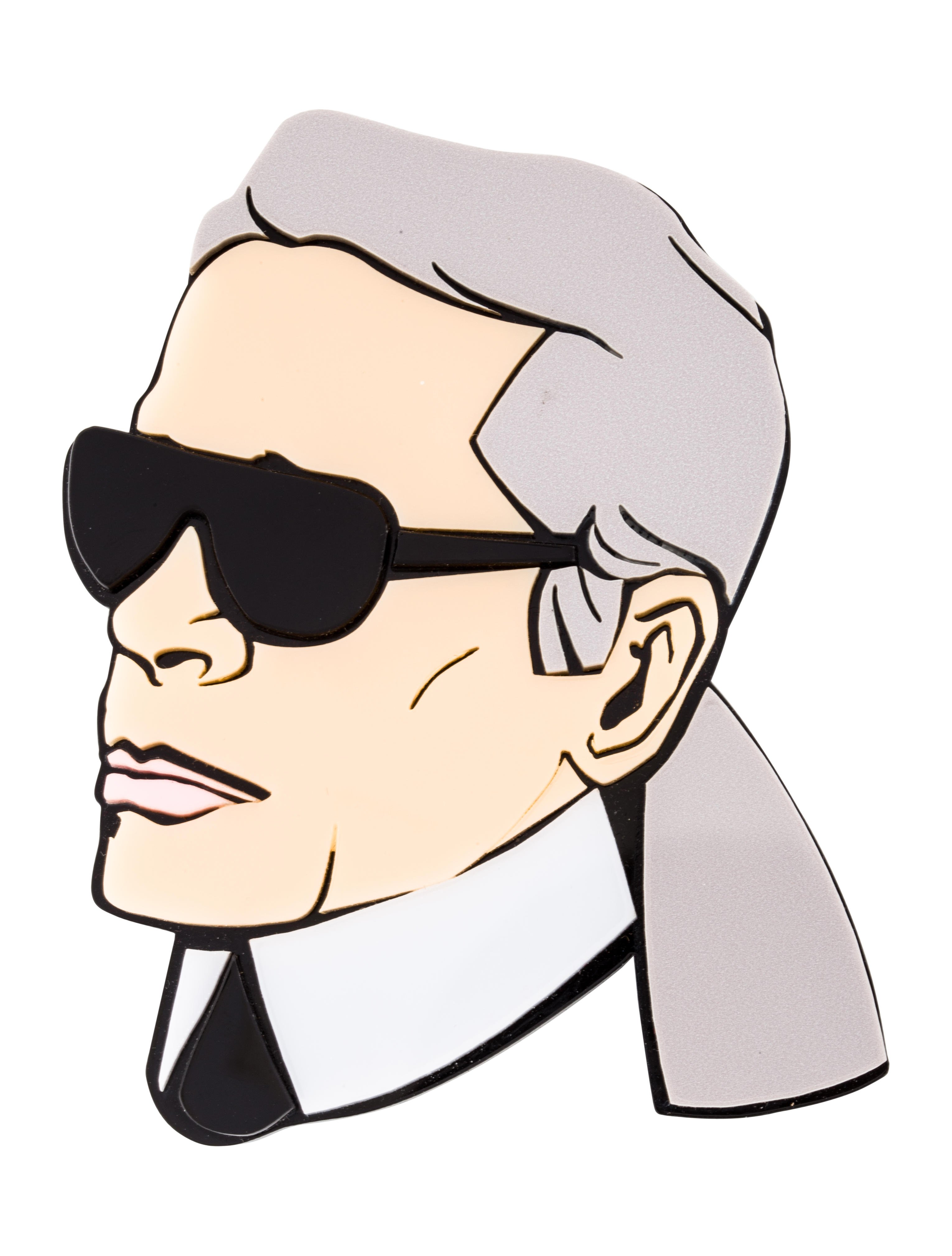 3060x4038 Yazbukey Karl Lagerfeld Brooch
