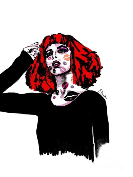 450x600 Kat Von D Art Fine Art America