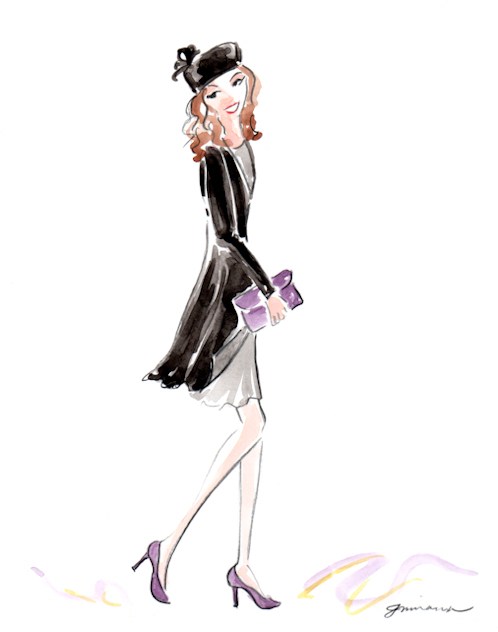 498x632 Kate Middleton Inspired Illustration