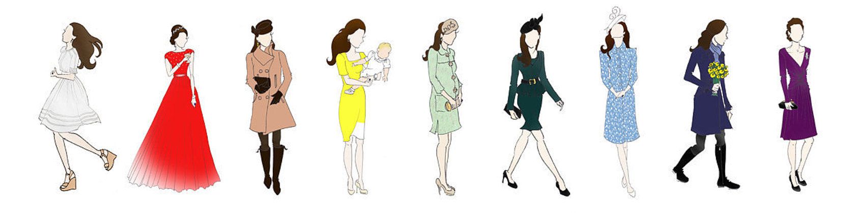 1680x420 Etsy Kate Middleton Drawings