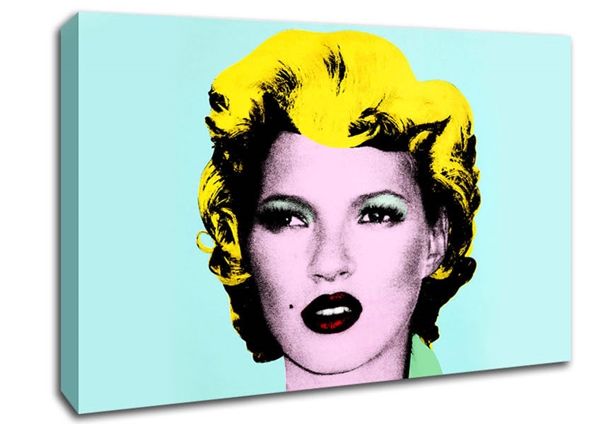 600x424 kate moss banksy canvas stretched canvas
