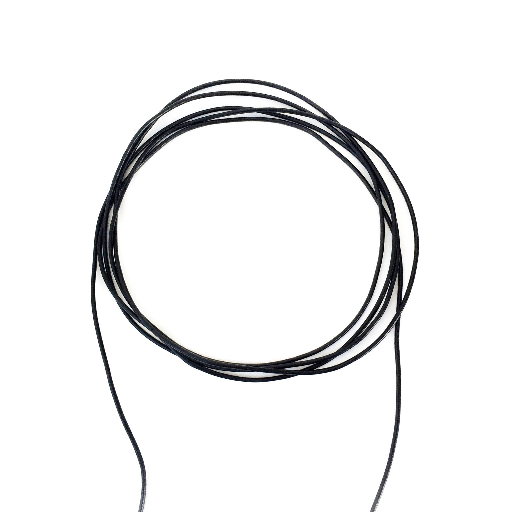 2048x2048 Kate Moss Style Leather Wrap Choker Necklace Bolo Necklace