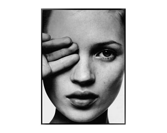 340x270 Kate Moss Art Print Etsy