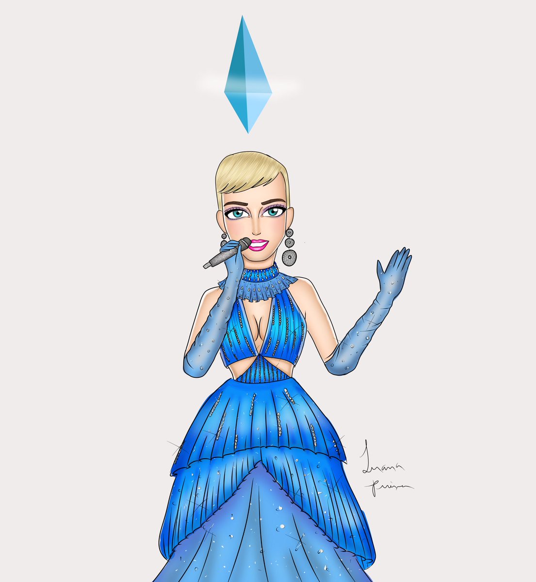 1105x1200 Katy Perry On Twitter During The Holidays, It's Only Natural