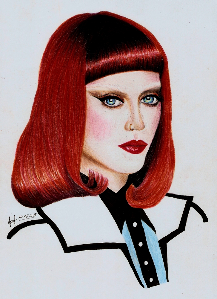 727x1000 Portrait Of Katy Perry