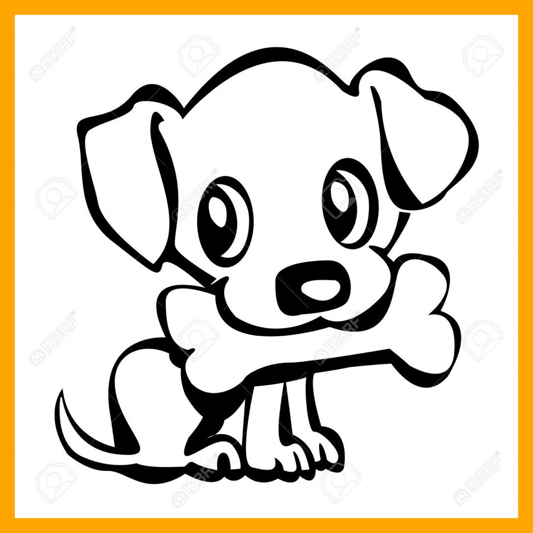 1084x1084 Collection Of 'cute Dog Drawing' Download More Than Images