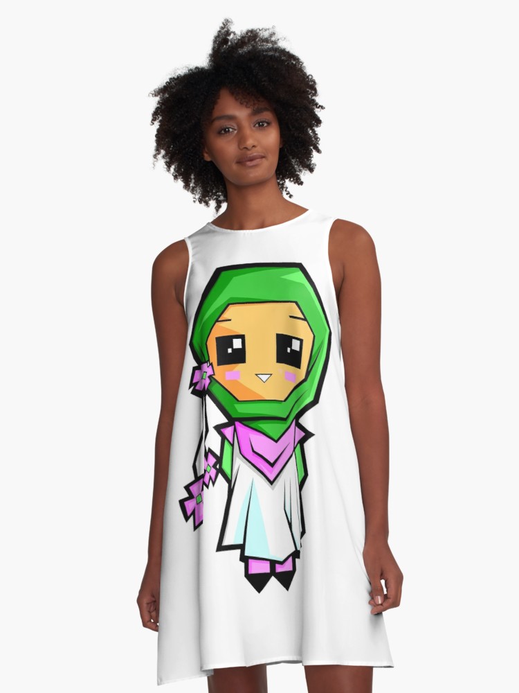 750x1000 Hijab Girl How To Draw Easy Kawaii A Line Dress