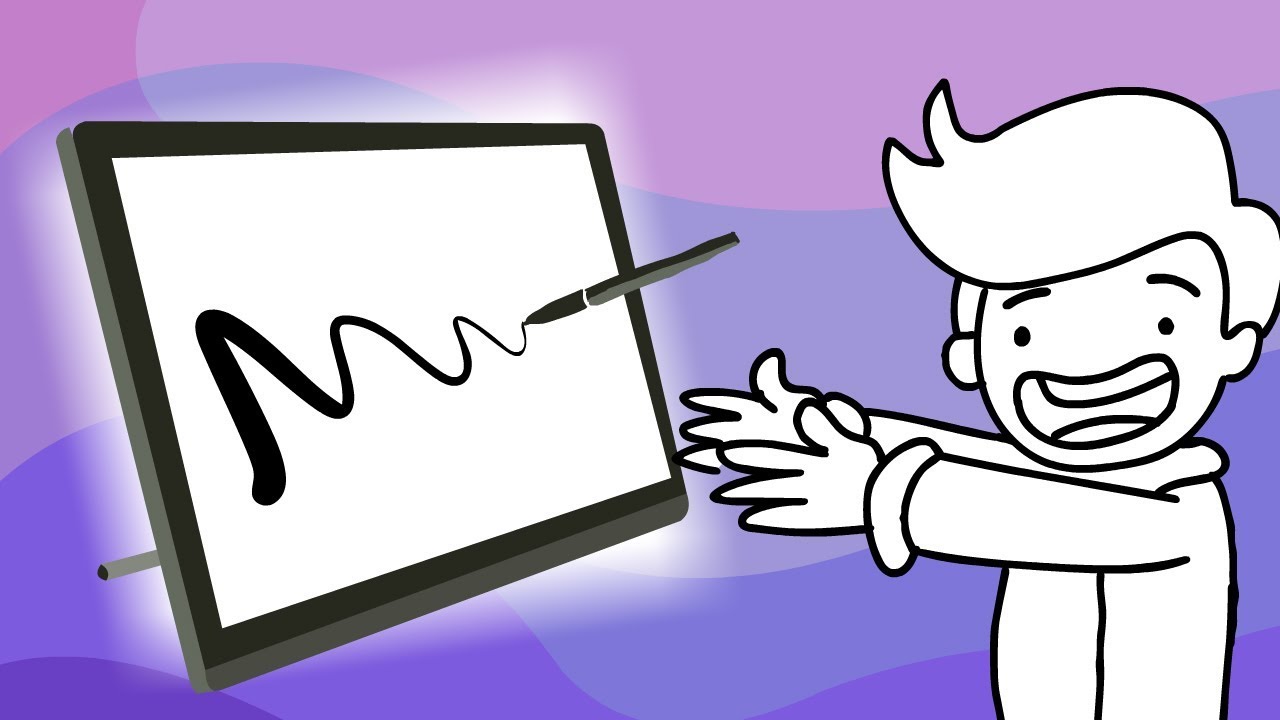 1280x720 animated review drawing tablet huion kamvas gt