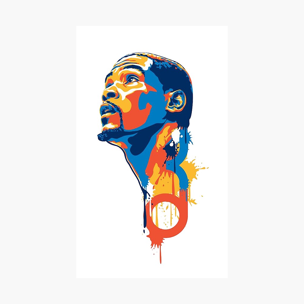 1000x1000 Animated Kd Blue Orange Canvas Print