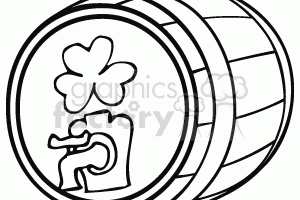 300x200 keg clipart black and white clipart portal