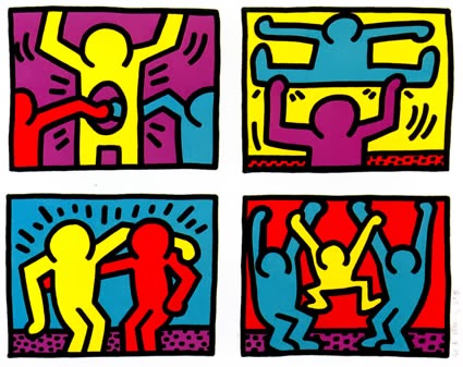 425x337 mrs levine's art room fourth grade  keith haring figure
