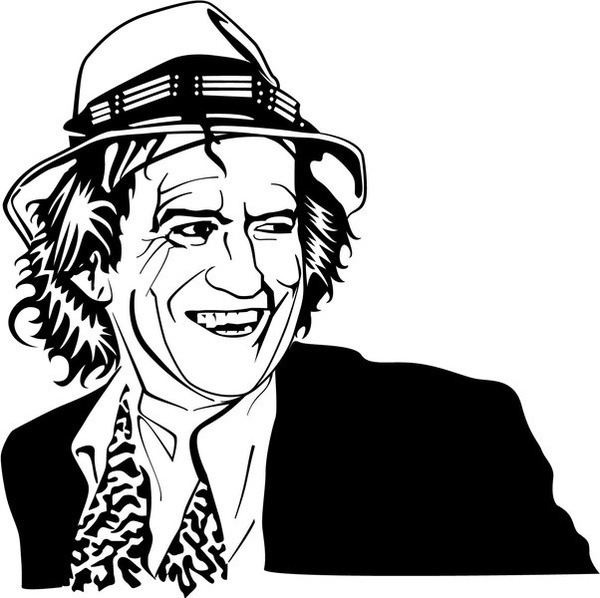 Keith Richards Drawing Free Download On Clipartmag