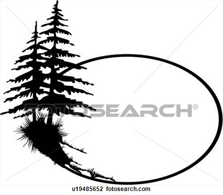 450x393 Forest Drawing Clipart