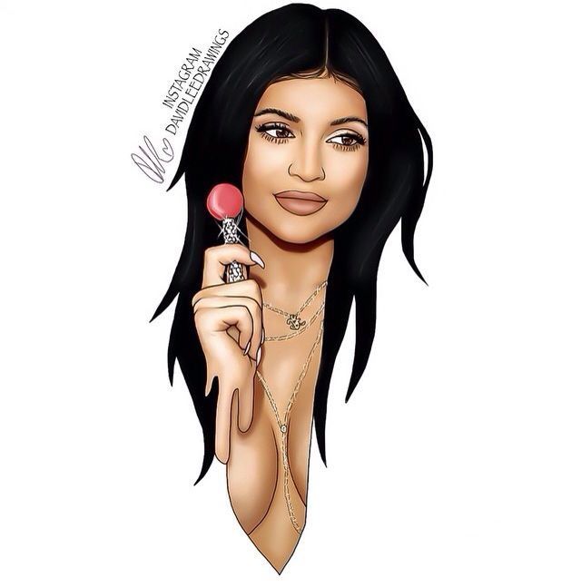 640x647 kylies jenner kylie jenner drawing