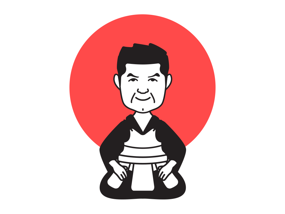 1000x750 Kendo Character Sticker