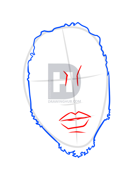 552x720 How To Draw Kendrick Lamar, Step