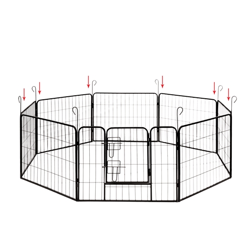 500x500 Heavy Duty Pet Playpen Dog Kennel