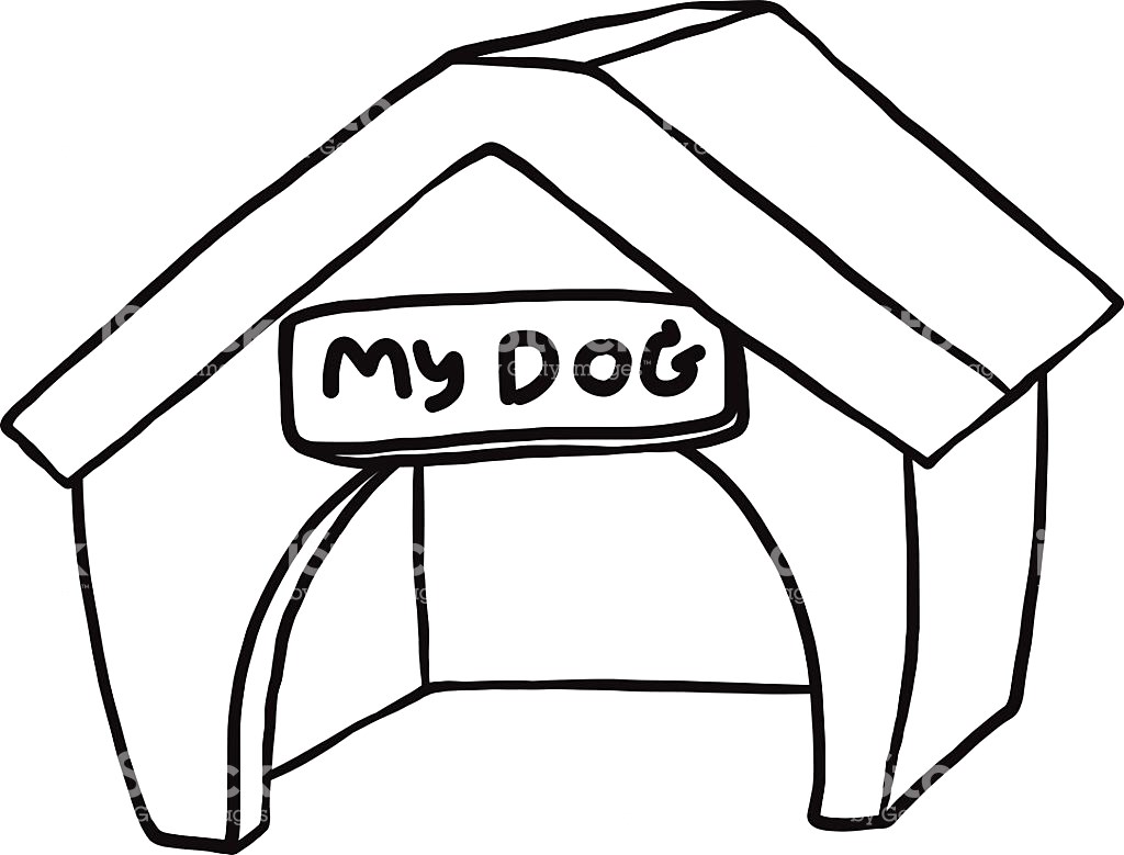 1024x779 Kennel Clipart Black And White Clipart Station