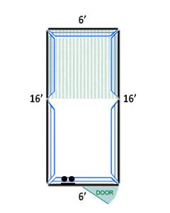 240x300 Vinyl Kennel Stalls