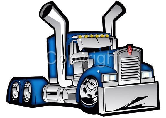 566x402 cartoon kenworth big rig truck hauler tshirt cab automotive