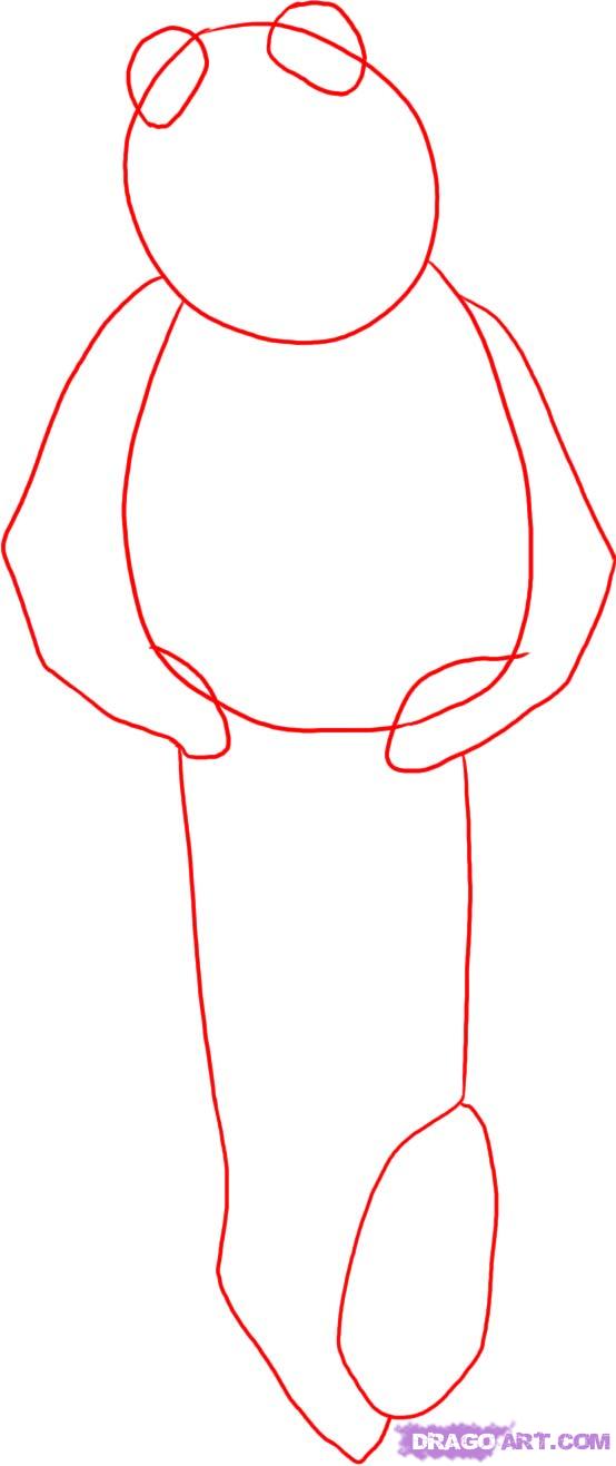 554x1317 Draw Kermit The Frog, Step