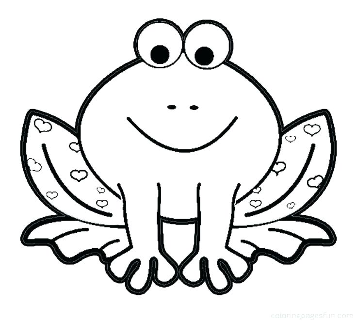 736x662 Frogs Coloring Pages The Frog