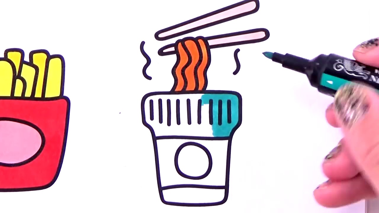 1280x720 Drawing Fast Food