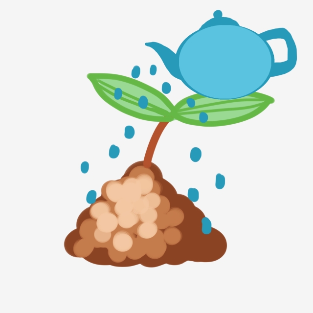 640x640 Hand Painted Cartoon Childrens Drawing He Miao, Kettle