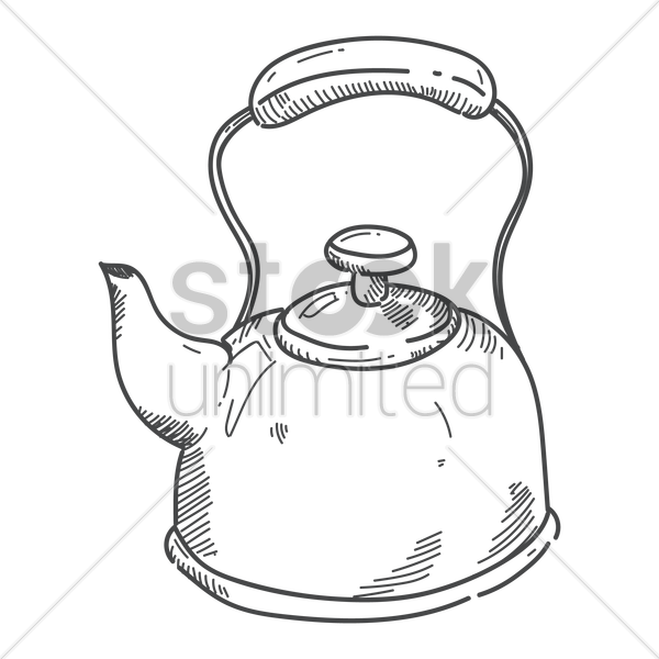 600x600 Tea, Drawing, Sketch, Transparent Png Image Clipart Free Download