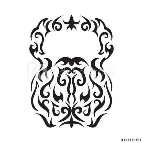 500x500 Stylized Kettlebell