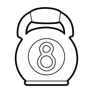 300x300 Kettlebell Royalty Free Vectors