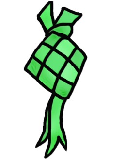 260x340 Ketupat, Illustration, Drawing, Transparent Png Image Clipart