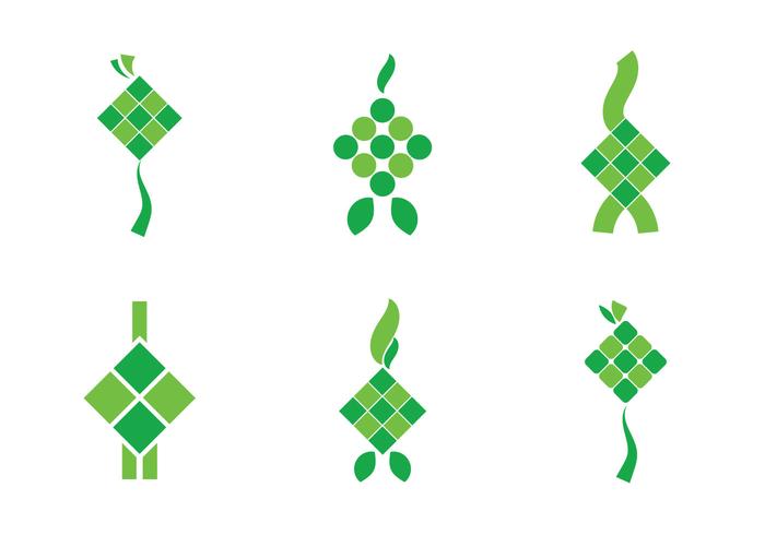 700x490 Free Ketupat Vector Icon