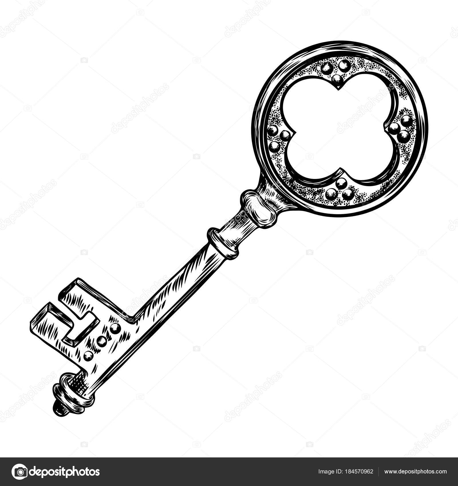 1600x1700 Key Drawing Medieval For Free Download