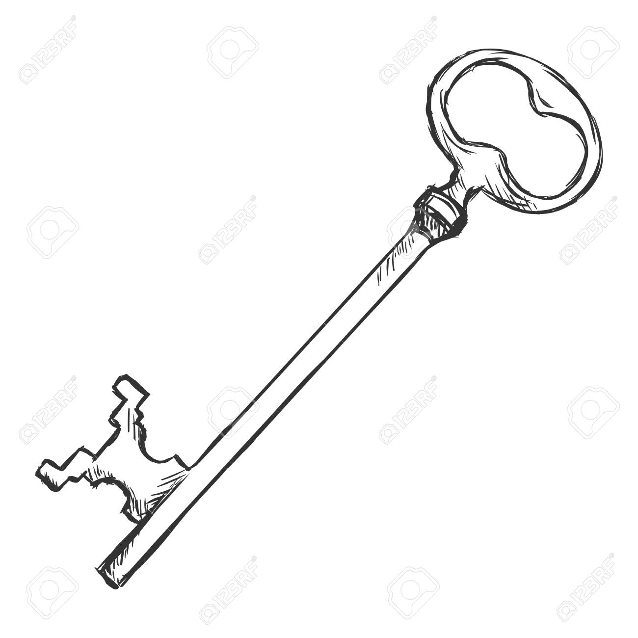 1300x1300 Collection Of 'antique Key Drawing' Download More Than Images