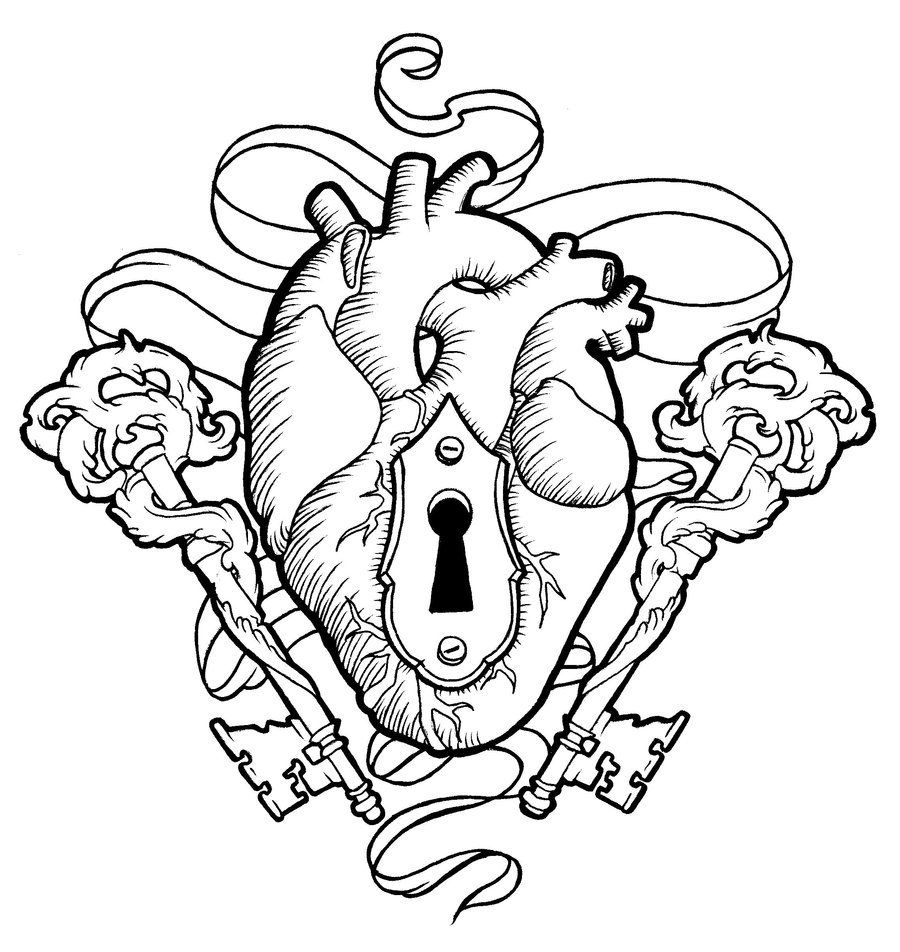 900x952 Heart And Keys