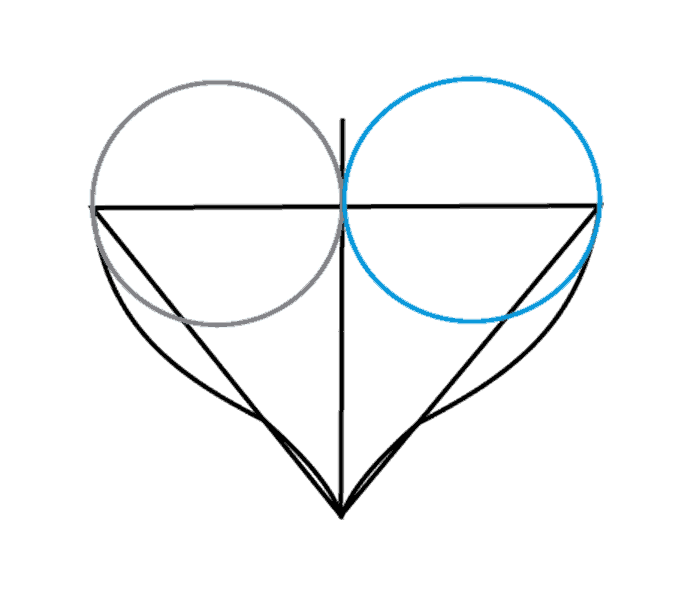 678x600 How To Draw A Heart Step