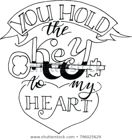 Key To My Heart Drawing | Free download on ClipArtMag