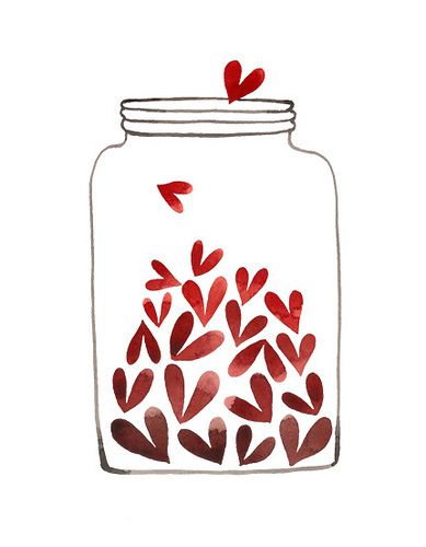389x500 Hearts In A Jar