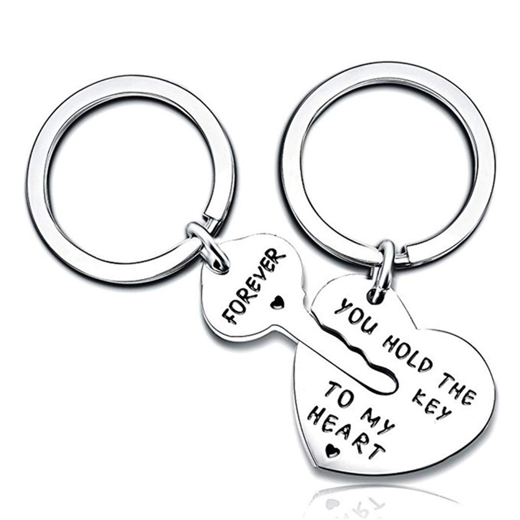 1065x1065 Youcy Couple Key Chain Ring Set