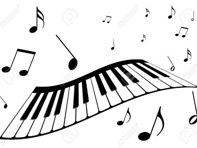 640x480 Keyboard Clipart Line Drawing