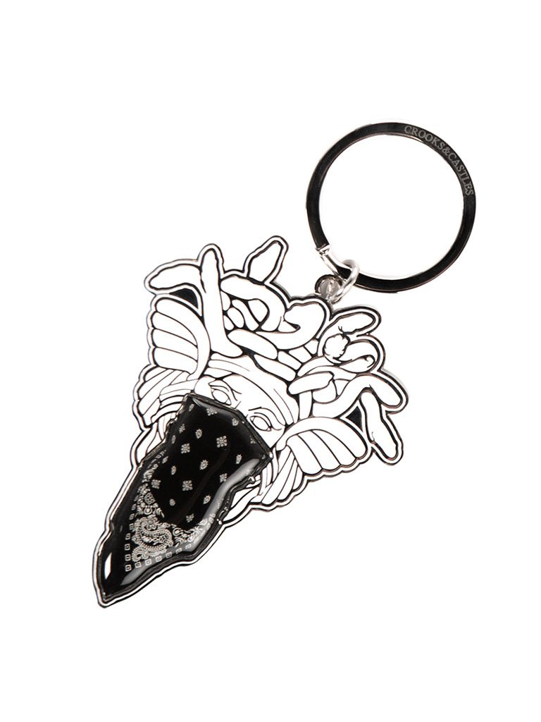 768x1024 The Crooks And Castles Bandito Keychain In Black White